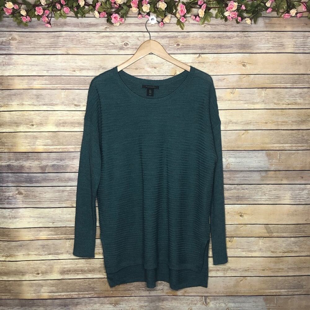 Tahari Wool Button Back Sweater - image 1